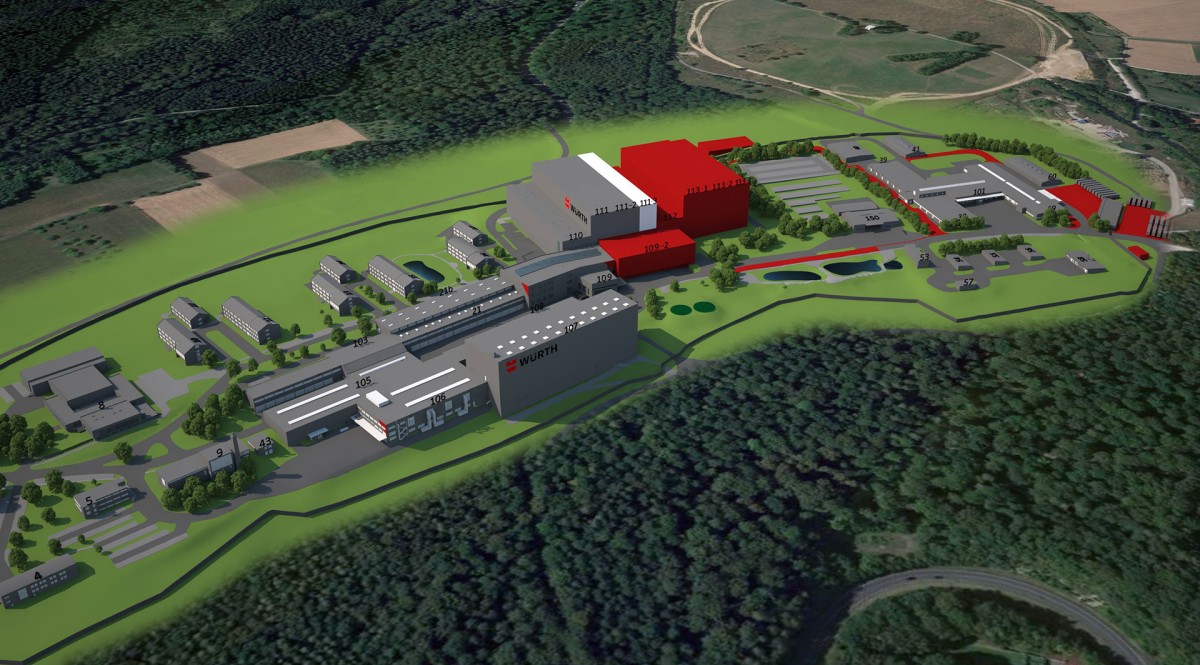 Würth Industri Norge construction projects