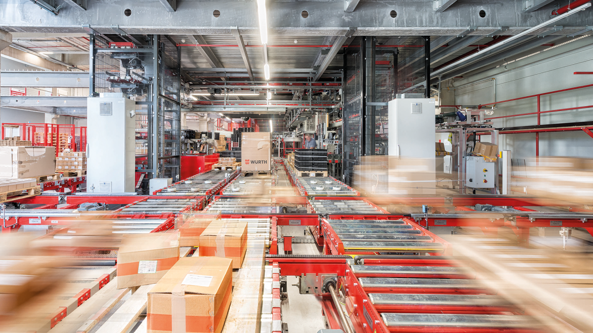 The optimum delivery chain of Würth Industri Norge