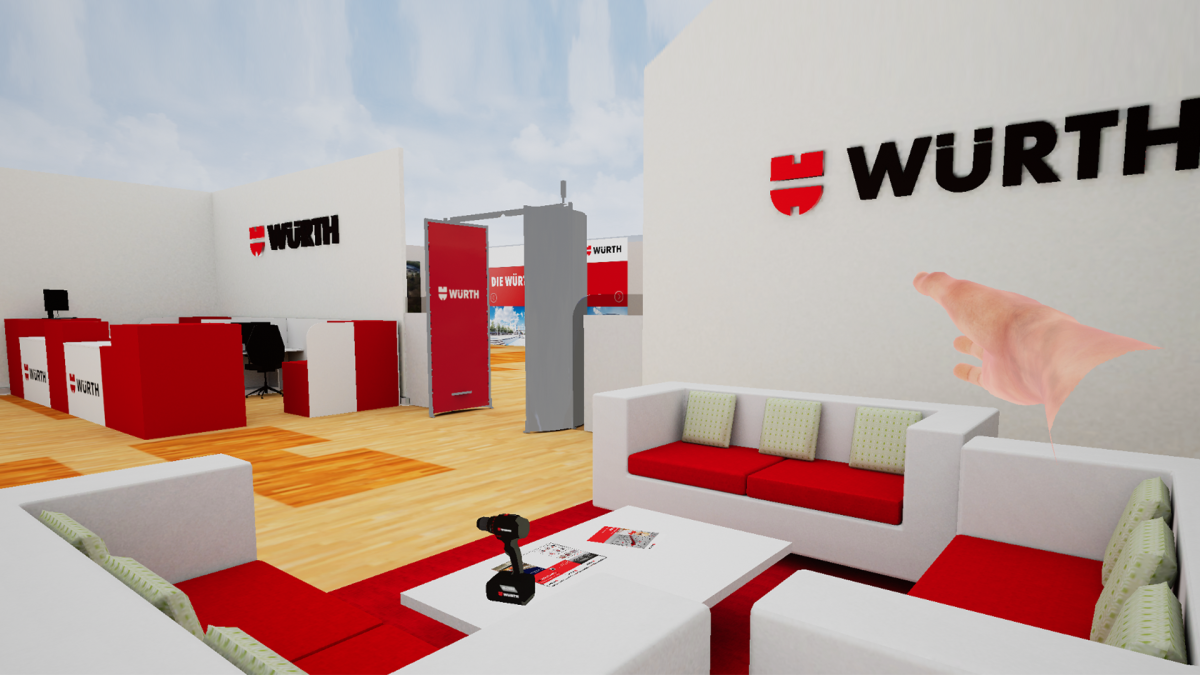 Virtual showroom of Würth Industri Norge